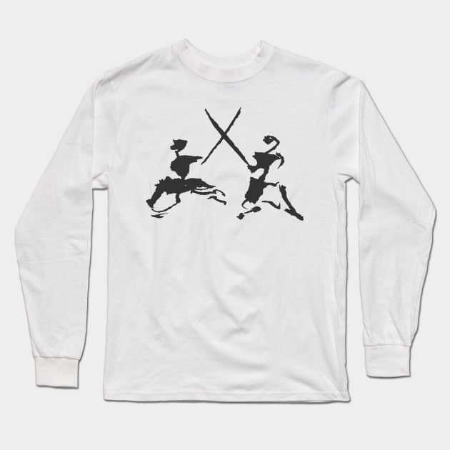 Kendo Fighter Figures - INK Long Sleeve T-Shirt by Nikokosmos